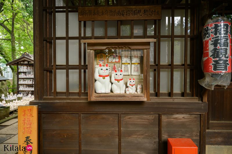 chùa mèo chiêu tài Gotokuji